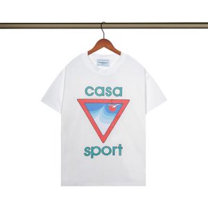 Designer-T-Shirt Casablanc T-Shirt Mode Männer Casual T-Shirts Mann Kleidung Straße T-Shirts Tennis Club Casa Blanca Shorts Ärmel Kleidung Luxus Hemd S-2XL d7