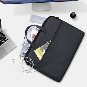 Briefcases Unisex Document Bags Business Briefcase Travel Organizer Pouch Folder Passport Holder Laptop Handbag Trip Notebook Accessories