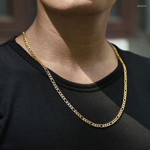 Chains 2023 Classic Rope Chain Necklace For Men Trendy Hip Hop Stainless Steel Box Jewelry Gift