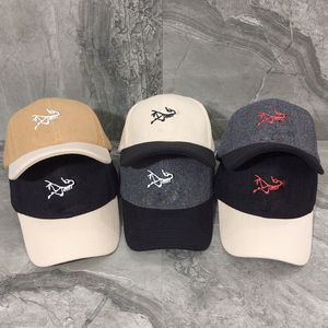 커플 스프링 디자이너 볼 캡 스포츠 패널 동물 뼈 편지 문자 인쇄 Casquette