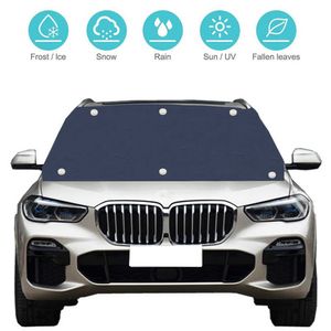 210*120cm Magnetic Car Sun Shade Protector Auto Front Window Sunshade Cover Car Windshield Sunshade Protector Car Accessories