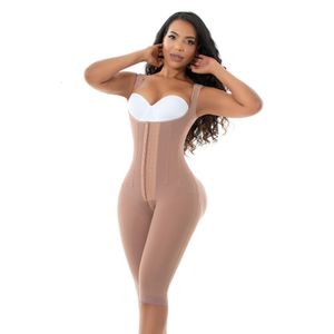 Kol Şekillendirici Faja Colombiana Kısa Bodysuit Arms Kontrol Yüksek Kaliteli Shapewear Popo Kaldırıcı Kılıf İnce Bel ve Kalça Kaldırma 230208