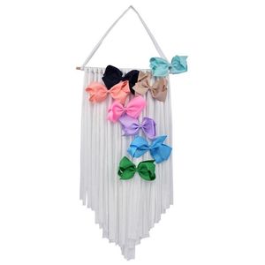 Figurine decorative Oggetti Fantasia Regali per ragazze per bambini Porta fermagli per capelli con cornice in legno Arco Organizzatore Portaoggetti Display Appeso a parete Decora