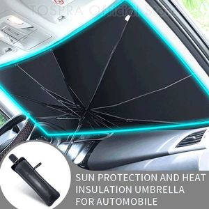 Foldable Car Sun Shade Protector Parasol Front Window Sunshade Anti-UV Heat Insulation Covers Windshield Protection Accessories