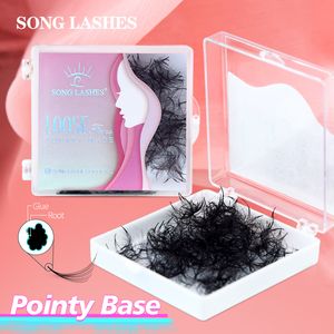 Makeup Tools Song Lashes 20D 16D 14D Pointy Base Premade Fans Eyelash Extension Loose Fans Medium STEM SHARP THINE POINTY BASE LASHES 230208