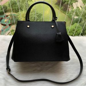 2023 Designer Luxury Satchel Messenger Handväska Läderstrim Handtag med axelband Crossbody Bag French Pag Purse Crossbody Bag Purse