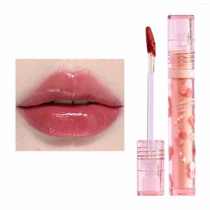 Lip Gloss Water Mirror Glaze Full Run Does Not Fade Clear Lock Color Watermelon For Kids Summer Days Butter