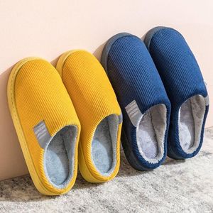 Slippers EOEODOIT Winter Women House Warm Cotton Flat Heel Round Toe Floor Bedroom Shoes Anti Skid Indoor Flats