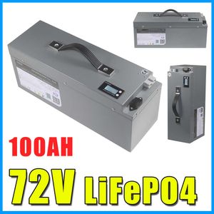 72V 40AH 100H LIFEPO4 Batteri Electric Vehicle Agv Forklift Boat Golf Car Startbatterier