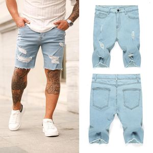 Men s jeans 2023 Summer Brand Stretch Thin Bermuda Masculina Cotton Denim Men knälängd mjuk ropa hombre shorts 230207
