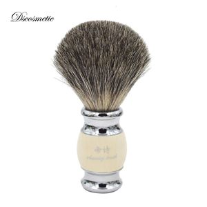 Outros itens de remoção de cabelo Vintage Arcado artesanal puro Badger Hair com resina Handle Base Metal Base Shaving Brush para o kit masculino de preparação 230208