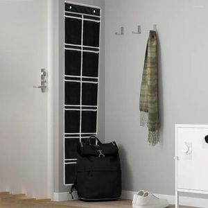 Storage Boxes Hanging Bag 12 Compartments Classification Foldable Door Organizer Rack For Cupboard