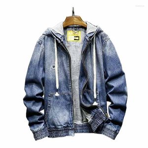 Jackets masculinos clássicos de jeans clássicos masculinos Cardigan Fashion Spring outono Outwear Tops para roupas masculinas Tamanho M-3xl