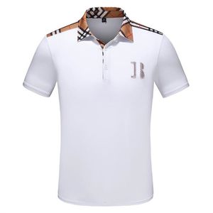 2022Summer Clothes Luxury Designer Polo Shirts Men Casual Polo Fashion Snake Bee Print Embroidery T Shirt High Street Mens Polos