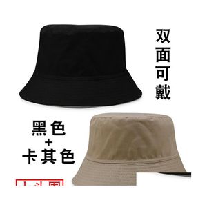 Stingy Brim Hats Plus Size Fisherman Man Summer Cotton Sun Hat Big Head Man stor hink 5658 cm 60cm 62 cm 64cm C0305 809 Q2 Drop de Dhqwf