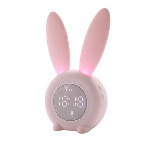 Clocks Accessories Other & D Alarm Clock Cartoon Bedside Kids Students Timer Night Light Sky-Blue