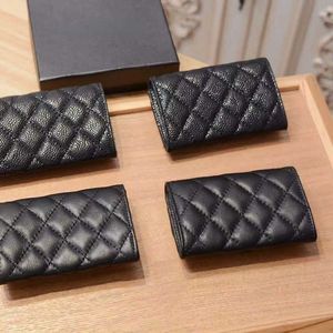 Luxury Brand Designer Change Purse Card Pack Cow Pickup Bag 2023 New Zero Leather Caviar Rhombus Nyckelmynt Utländskt handel Partihandelssändningsfabrik Direktförsäljning