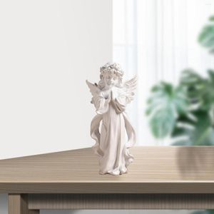 Party Decoration 2x Retro Resin Praying Angel Girl Figurine Fairy Prayer Sculpture