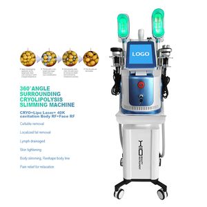 Portable Fat Freezing RF Cavitation Cryolipolysis Slimming Machine Lipolaser Pad Fat Freeze Cellulite Removal Device