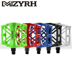 Bike Pedals MZYRH Bike Pedals Ultralight Aluminum Sealed Ball Bearings Road Bmx Mtb Pedals Non-Slip Waterproof Bicycle Accessories 0208