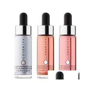 Bronzer vurgulayıcılar yüz vurgulayıcı toz makyaj parlama er fx özel arttırıcı damlalar 30ml sıvı kozmetik damla dağıtım sağlığı dhqfr