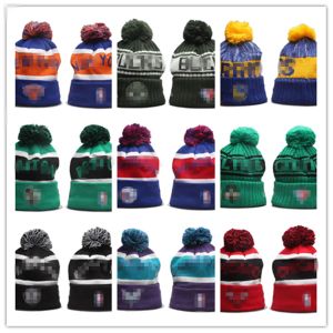 Feianos de novo gorros de futebol esporte knit hat pom pom chaps quente 32 times malhas coloridas mistura correspondência de correspondência todas as tampas h22