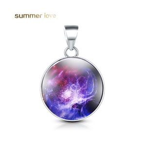 Charms Universe Fantastic Beauty Starry Glass Pendants Charm f￶r halsbandsarmband Fashion Ball Form Diy Jewelry Drop Delivery Hitta Dh19x