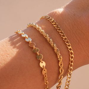 Bransoletka łańcucha Figaro łącza żeńska stal ze stali nierdzewnej złoto kolor Bracelet Bracelet Bracelets Bracelets for Women Man Biżuter