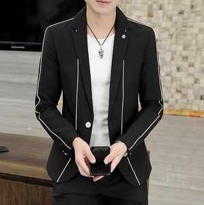 Men's Suits Style Men's Fashion Candy Color One Buttom Cotton Blend Coat Suit Jacket ABD754