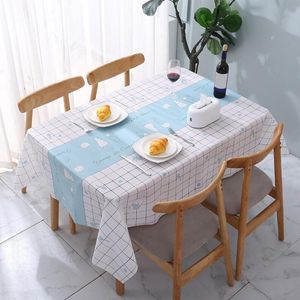 Table Mats & Pads Mat Eye-catching Cartoon Pattern PEVA Reusable Dining Cloth Decor For HomeMats