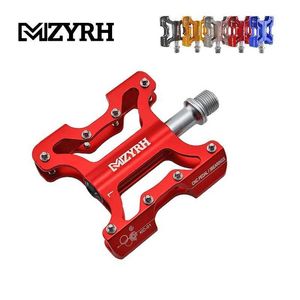 Bike Pedals MZYRH Bicycle Pedals Ultralight Anti-slip CNC BMX MTB Road Bike Pedal Cycling 3 Sealed Bearing Pedals Bicycle Parts MZ-715 0208