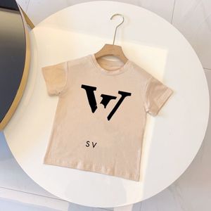 baby t shirt kid designer tshirt kids clothes toddler tee shirt children design 1-14 ages boy girl Short Sleeve luxury brand summer shirt letters L