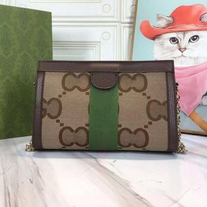 Designerkedja crossbody väska lyxklassict påse plånbok mode kvinna axel väska messenger väskor
