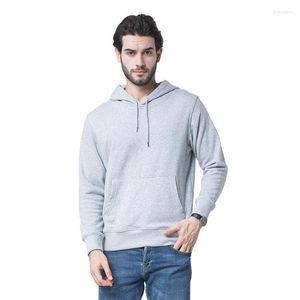 Hoodies masculinos Men clássicos capuz Hoodise relaxada com zíper do bolso dianteiro Pullovers de bolso de manga longa Hem de outono Man Out