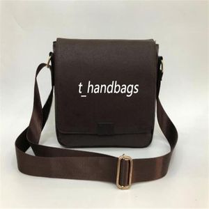 Klasyczne mody Mężczyźni Messenger Bags Cross Body School Bookbag Torka na ramię w torbie na ramię 41213 z koszem na śmieci 255H