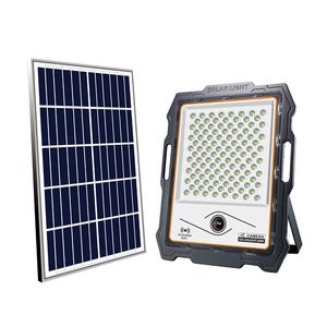 Luzes de inundação solar de 1080p Câmera de segurança Wi-Fi Garden Outdoor Flood Light Pir impermeável IP66 com 32G SD Card 100W 200W-300W 400W Crestech