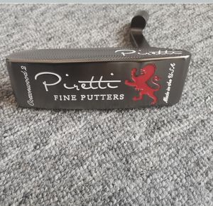 Inne produkty golfowe Piretti Cottonwood II Black High Moi Putter Head Club Putter Men No Shaft 230208