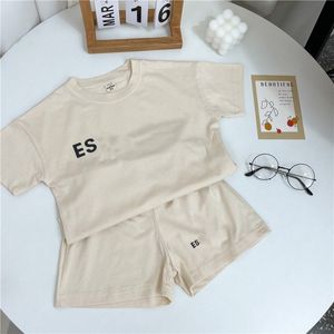 T-shirts Esshoodies Sweatshirts Boy Clothe ess Set Kids Designer Clothes Boys Summer Shorts Set Fre2#Ess till 2xls 2024 Nya mode 138