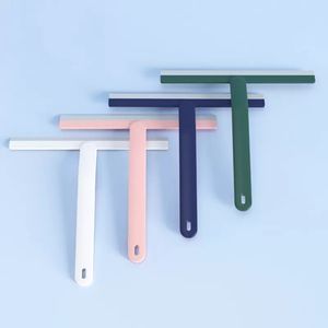 Window Scrubber Tile Cleaner Multifunctional Cleaning Brush Glass Wiper Scraper Floor Kitchen Bathroom Household Shower Door Window Squeegee GG02L