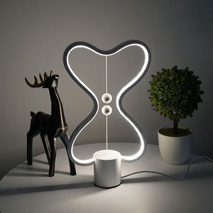 7 färger Heng Balance Lamp LED Night Light USB Powered Home Decor Bedroom Office Table Lamp Light C0930228G