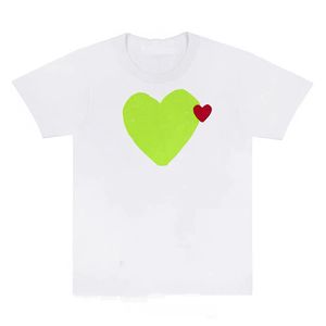 Broderade kärleksögon Pure Cotton White Red Heart Kortärmad tshirts pojkar och flickor förlorar casual tshirt toppspel designer mens t-shirts älskar t-shirt54yw