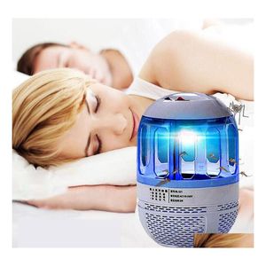 LED multifunktionella lampor 5V Electric Mosquito Bug Zapper Killer Lantern Fly Catcher Flying Insect Patio Outdoor Cam Lamps Drop de DH2WZ