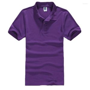 Männer Polos 2023 Marke Revers Kurzarm Polo Shirt Männer Business Casual Sommer Einfarbig TopsTees Große Größe 3XL