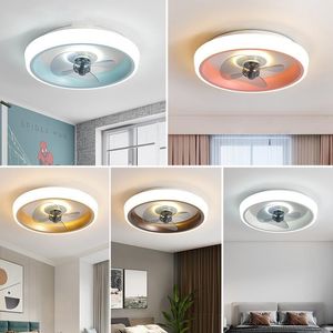 Deckenventilatoren moderne minimalistische Schlafzimmer Lampe Bauchlüftelblatt Indoor Kinderzimmer Licht LED -Leitungen