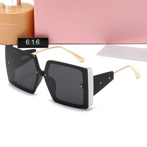Лучшие роскошные солнцезащитные очки поляроидные линзы дизайнерские женские 616 розовые мужские очки для пожилых людей очки для женщин оправа для очков винтажные металлические солнцезащитные очки с коробкой