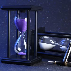 60 Minutes 8 06 inch Colorful Hourglass Sandglass Sand Clock Timers Wooden Frame Creative Gift Modern Home Decorations Ornaments297k