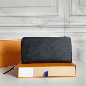 Women Long Zipper Standard Wallet Empreinte Leather 6 Colors Orange Pink Fushia Black Marine Red Inner Card Holders272E