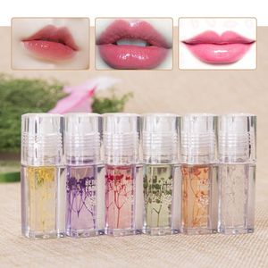 Lip Gloss 12 pz/lotto Hengfang Idratante Fragola Olio Liquido Trasparente Incolore Per Le Donne Labbra Tinta Cura