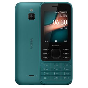 Telefones celulares reformados originais Nokia 6300 GSM 2G C￢mera Wi -Fi para estudante de cl￡ssicos do velho cl￡ssicos Phone para presente