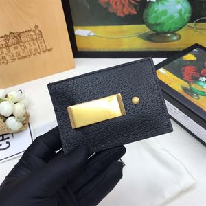 Kvalitet Brown Canvas med äkta läderkustkorthållare med Box Luxurys designers plånbok mens plånbok handväska kontanter 199o